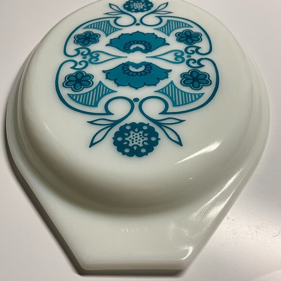 Pyrex Blue Horizon Oval Lid Only - Picture 1 of 5